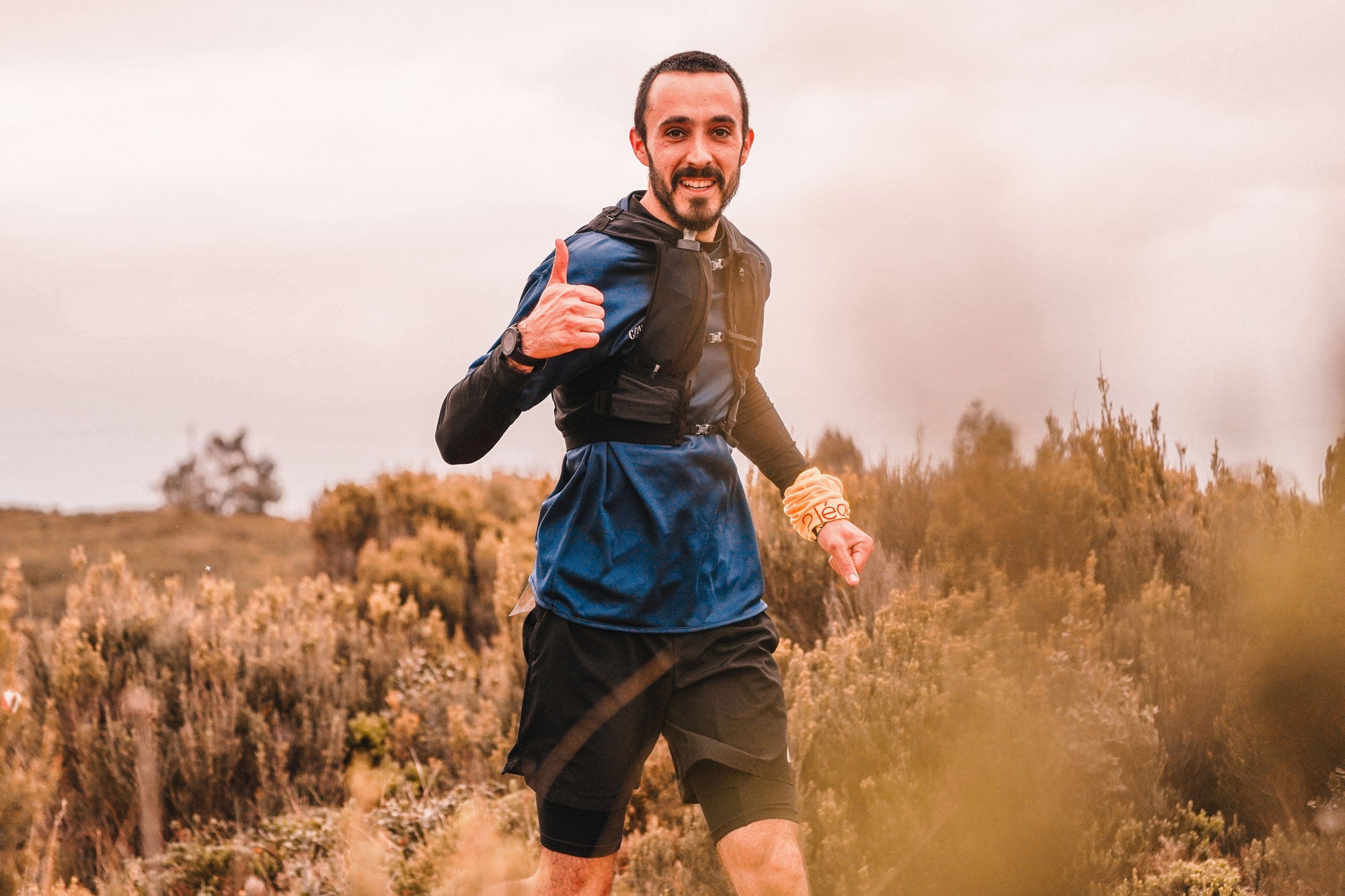 Happy runner